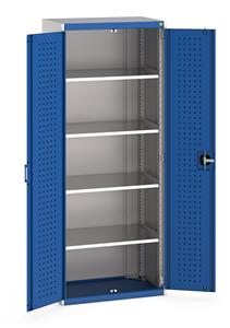 Bott Perfo Door Cupboard 800Wx525Dx2000mmH - 3 Shelves 40012084.**